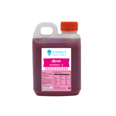 1L Snow Cone Syrup - Raspberry